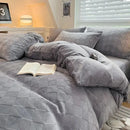 GobekUsa Cozy Milk Fleece Winter Bedding Set - High Density & Skin Friendly
