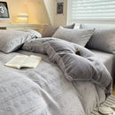 GobekUsa Cozy Milk Fleece Winter Bedding Set - High Density & Skin Friendly