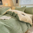 GobekUsa Cozy Milk Fleece Winter Bedding Set - High Density & Skin Friendly