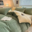 GobekUsa Cozy Milk Fleece Winter Bedding Set - High Density & Skin Friendly