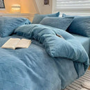 GobekUsa Cozy Milk Fleece Winter Bedding Set - High Density & Skin Friendly