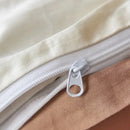GobekUsa 4-Piece Egyptian Cotton Tulip Towel Embroidery Bedding Set