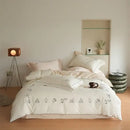 GobekUsa Brushed Volcanic Fleece Bedding Set: Luxe 100% Cotton Duvet Cover & Pillowcases