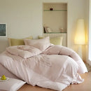 GobekUsa Brushed Volcanic Fleece Bedding Set: Luxe 100% Cotton Duvet Cover & Pillowcases