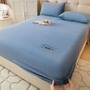 GobekUsa Cozy Velvet Fitted Sheet: Thick Warm Bed Cover for Bedroom Living Room