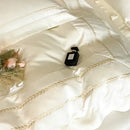 GobekUsa Embroidered Ice Silk Bedding Set: Soft Duvet Cover, Sheet, Pillowcases 4Pcs