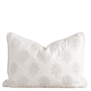 Arden Embroidered Pillow Cover | Natural | Lumbar by Apartment No.3