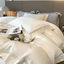 GobekUsa Eucalyptus Fiber Lace Bedding Set for Soft, Silky & Cool Skin-friendly Comfort