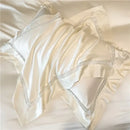 GobekUsa Eucalyptus Fiber Lace Bedding Set for Soft, Silky & Cool Skin-friendly Comfort