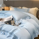 GobekUsa Eucalyptus Fiber Lace Bedding Set for Soft, Silky & Cool Skin-friendly Comfort