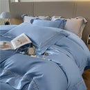 GobekUsa Eucalyptus Fiber Lace Bedding Set for Soft, Silky & Cool Skin-friendly Comfort