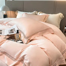 GobekUsa Eucalyptus Fiber Lace Bedding Set for Soft, Silky & Cool Skin-friendly Comfort