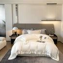 GobekUsa Eucalyptus Fiber Lace Bedding Set for Soft, Silky & Cool Skin-friendly Comfort