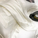 GobekUsa Eucalyptus Lyocell 1000TC Luxury Bedding Set with Wide Edge, Soft Silky & Breathable
