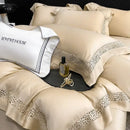 GobekUsa Eucalyptus Lyocell 1000TC Luxury Bedding Set with Wide Edge, Soft Silky & Breathable