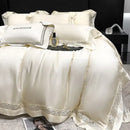 GobekUsa Eucalyptus Lyocell 1000TC Luxury Bedding Set with Wide Edge, Soft Silky & Breathable