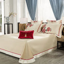 GobekUsa 200S Embroidery Egyptian Cotton Bedding Set - Queen King Linens