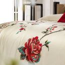 GobekUsa 200S Embroidery Egyptian Cotton Bedding Set - Queen King Linens