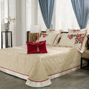 GobekUsa 200S Embroidery Egyptian Cotton Bedding Set - Queen King Linens