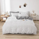 GobekUsa Cartoon Printed Bedding Set: Soft Cozy Duvet Cover, Bedsheet, Pillowcase, Single Double Bedclothes