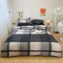GobekUsa Cartoon Printed Bedding Set: Soft Cozy Duvet Cover, Bedsheet, Pillowcase, Single Double Bedclothes