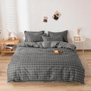 GobekUsa Cartoon Printed Bedding Set: Soft Cozy Duvet Cover, Bedsheet, Pillowcase, Single Double Bedclothes
