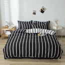 GobekUsa Cartoon Printed Bedding Set: Soft Cozy Duvet Cover, Bedsheet, Pillowcase, Single Double Bedclothes