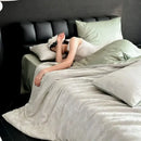 GobekUsa 100% Cotton Jacquard Bedding Set Double King Size Bedroom Decor