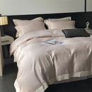 GobekUsa Jacquard Bedding Set - Lyocell Cotton Bed Linens, Sheet, Pillowcase, Quilt Cover