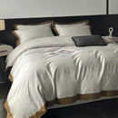 GobekUsa Jacquard Bedding Set - Lyocell Cotton Bed Linens, Sheet, Pillowcase, Quilt Cover