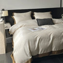 GobekUsa Jacquard Bedding Set - Lyocell Cotton Bed Linens, Sheet, Pillowcase, Quilt Cover
