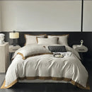 GobekUsa Jacquard Bedding Set - Lyocell Cotton Bed Linens, Sheet, Pillowcase, Quilt Cover
