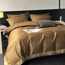 GobekUsa Jacquard Bedding Set - Lyocell Cotton Bed Linens, Sheet, Pillowcase, Quilt Cover