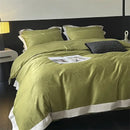 GobekUsa Jacquard Bedding Set - Lyocell Cotton Bed Linens, Sheet, Pillowcase, Quilt Cover