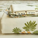 GobekUsa Cooling Cotton Flower Print Bed Cover Matress Protector