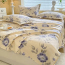 GobekUsa Cooling Cotton Flower Print Bed Cover Matress Protector