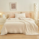 GobekUsa Fluffy Rabbit Plush Warm Blanket for Bed, Soft & Cozy Autumn Winter Comfort