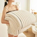 GobekUsa Fluffy Rabbit Plush Warm Blanket for Bed, Soft & Cozy Autumn Winter Comfort
