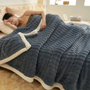 GobekUsa Fluffy Rabbit Plush Warm Blanket for Bed, Soft & Cozy Autumn Winter Comfort