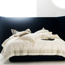 1400TC Egyptian Cotton GobekUsa Bedding Set with Wide Edge Embroidery & Hollow Out Design