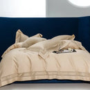 1400TC Egyptian Cotton GobekUsa Bedding Set with Wide Edge Embroidery & Hollow Out Design
