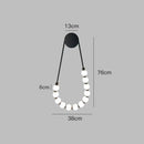 GobekUsa Cream Italian Style Asymmetric Magic Bean Wall Lamp