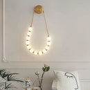GobekUsa Cream Italian Style Asymmetric Magic Bean Wall Lamp