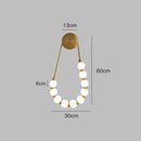 GobekUsa Cream Italian Style Asymmetric Magic Bean Wall Lamp