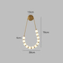 GobekUsa Cream Italian Style Asymmetric Magic Bean Wall Lamp