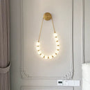 GobekUsa Cream Italian Style Asymmetric Magic Bean Wall Lamp