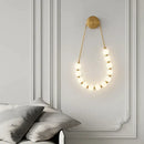 GobekUsa Cream Italian Style Asymmetric Magic Bean Wall Lamp
