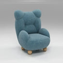 GobekUsa Kids' Lamb Velvet Bear Sofa Chair: Cute & Cozy Single Seat for Bedroom & Living Room