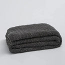 GobekUsa Fuzzy Downy Knitted Throw Blanket - Soft & Cozy Microfiber Quilt for Sofa, Bed, and Air Conditioning Room
