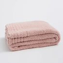 GobekUsa Fuzzy Downy Knitted Throw Blanket - Soft & Cozy Microfiber Quilt for Sofa, Bed, and Air Conditioning Room